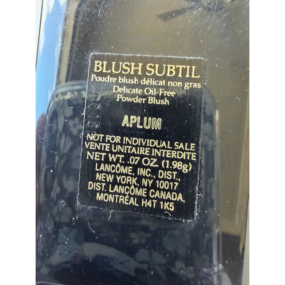Lancome Blush Subtil Delicate Oil Free Powder Blush Aplum 0.07oz Travel Size